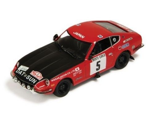 Ixo model RAC039 DATSUN 240 Z N.5 M.CARLO 1972 1:43 Modellino