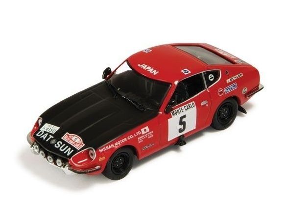 Ixo model RAC039 DATSUN 240 Z N.5 M.CARLO 1972 1:43 Modellino