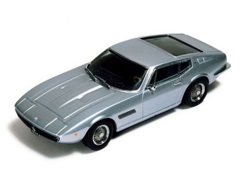 Ixo model CLC051 MASERATI GHIBLI COUPE' 1969 SILVER Modellino