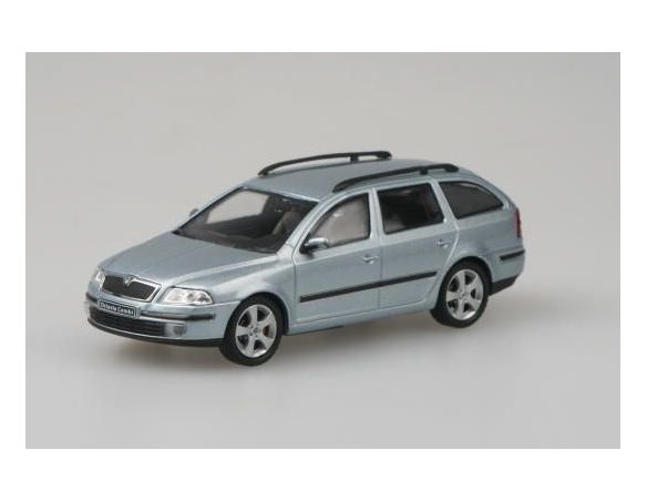 Abrex AB002P SKODA OCTAVIA COMBI 2004 SILVERBLUE 1:43 Modellino