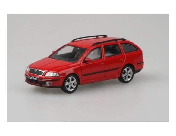 Abrex AB002B SKODA OCTAVIA COMBI 2004 RED 1:43 Modellino