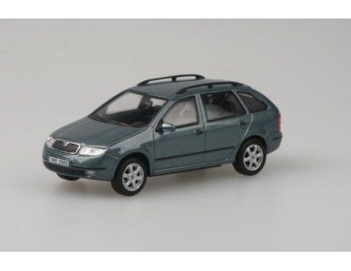 Abrex AB004C SKODA FABIA COMBI 2000 GREY GRAPHITE 1:43 Modellino