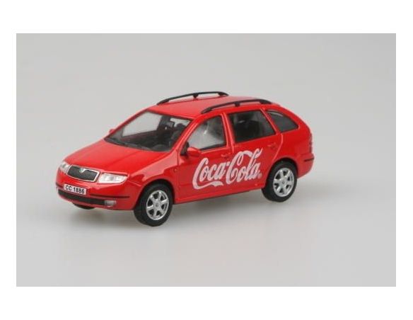 Abrex AB004XH SKODA FABIA COMBI COCA COLA 1:43 Modellino