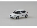 Abrex AB023E SKODA FABIA II FACELIFT 2012 WHITE CANDY 1:43 Modellino