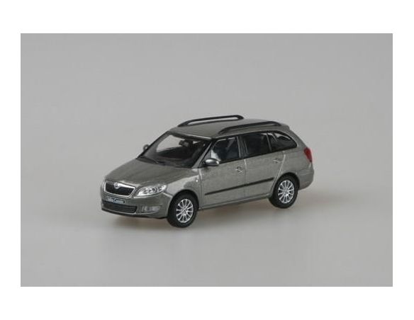 Abrex AB017YB SKODA FABIA II COMBI FACELIFT 2010 CAPPUCCINO BEIGE METALLIC 1:43 Modellino