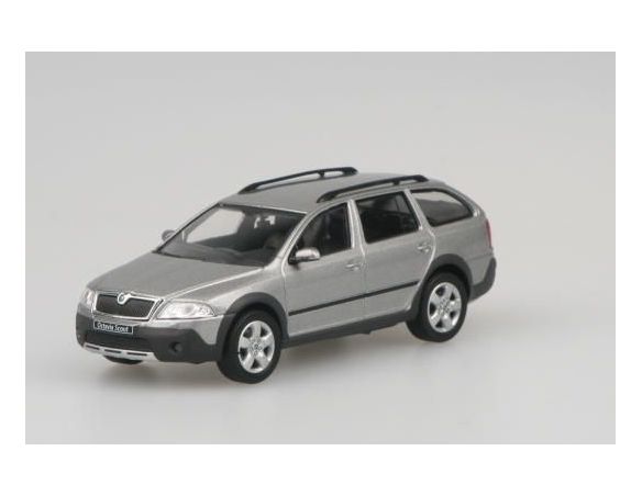 Abrex AB011YB SKODA OCTAVIA COMBI SCOUT 2005 CAPPUCCINO BEIGE METALLIC 1:43 Modellino