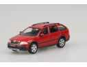Abrex AB011B SKODA OCTAVIA COMBI SCOUT 2005 RED CORRIDA 1:43 Modellino