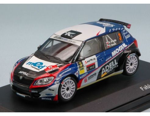 Abrex AB604F SKODA FABIA S2000 N.3 WINNER RALLY CESKY 2011 R.KRESTA-P.GROSS 1:43 Modellino
