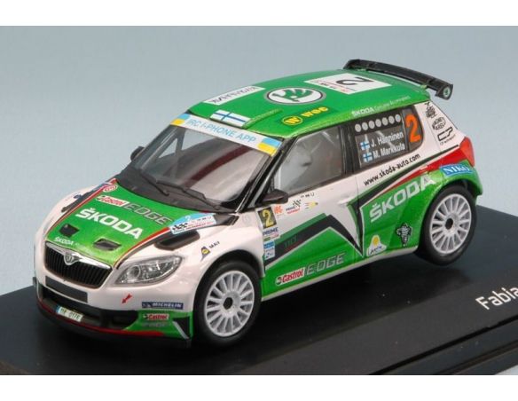 Abrex AB604D SKODA FABIA S2000 N.2 RALLY YALTA 2011 J.HANNINEN-M.MARKKULA 1:43 Modellino