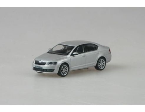 Abrex AB026AB SKODA OCTAVIA III 2013 SILVER BRILLANT METALLIC 1:43 Modellino