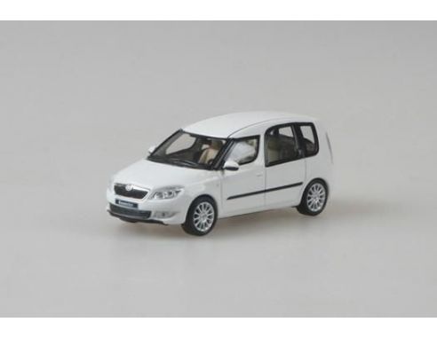 Abrex AB025E SKODA ROOMSTER II FACELIFT 2012 WHITE CANDY 1:43 Modellino