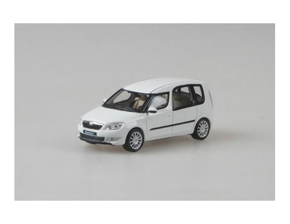 Abrex AB025E SKODA ROOMSTER II FACELIFT 2012 WHITE CANDY 1:43 Modellino