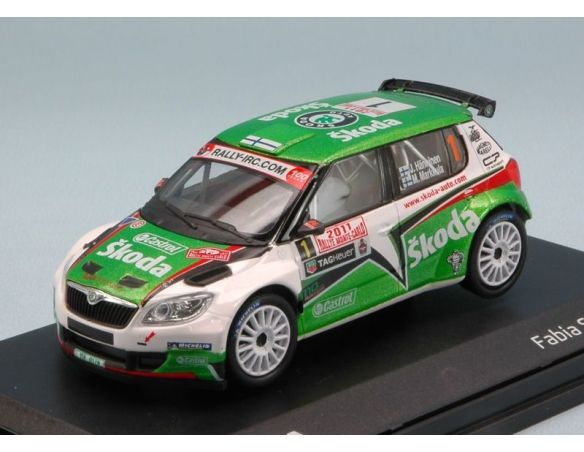 Abrex AB604TD SKODA FABIA S2000 N.1 6th MONTE CARLO 2011 J.HANNINEN-M.MARKKULA 1:43 Modellino