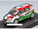 Abrex AB604TF SKODA FABIA S2000 N.7 7th MONTE CARLO 2011 N.VOUILLOZ-B.VEILLAS 1:43 Modellino