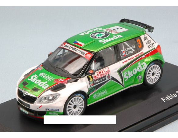 Abrex AB604TC SKODA FABIA S2000 N.3 8th MONTE CARLO 2011 J.KOPECKY-P.STARY 1:43 Modellino