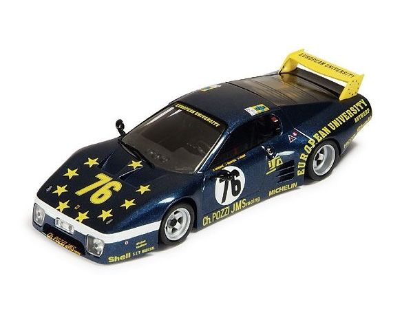 Ixo model LMC077 FERRARI 512 BB N.76 LM 1980 1:43 Modellino