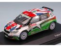 Abrex AB604P SKODA FABIA S2000 N.6 2nd RALLY SANREMO 2011 A.MIKKELSEN-O.FLOENE 1:43 Modellino
