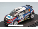 Abrex AB604M SKODA FABIA S2000 N.5 RETIRED BOHEMIA RALLY 2011 R.KRESTA-P.GROSS 1:43 Modellino