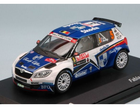 Abrex AB604H SKODA FABIA S2000 N.5 2nd MONTE CARLO 2011 F.LOIX-F.MICLOTTE 1:43 Modellino