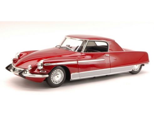 Metal-18 MET18001B CITROEN DS 19 CHAPRON LE DANDY 1967 RED METALLIC (LUCI FUNZIONANTI) 1:18 Modellino