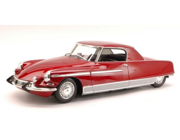 Metal-18 MET18001B CITROEN DS 19 CHAPRON LE DANDY 1967 RED METALLIC (LUCI FUNZIONANTI) 1:18 Modellino