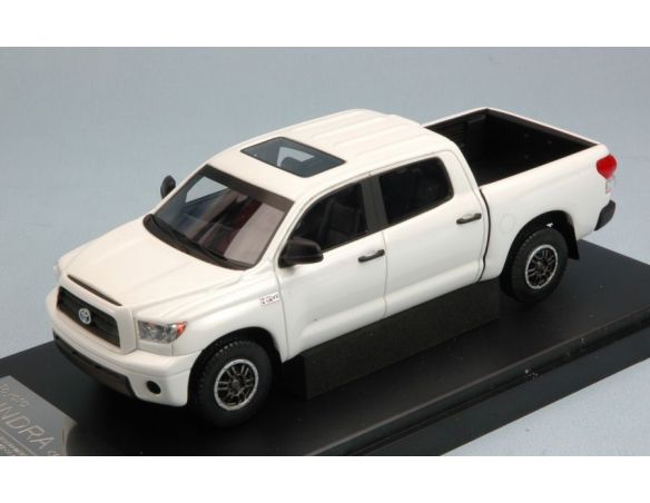 Hi Story Model Cars HS095SP2 TOYOTA TUNDRA CREWMAX 2008 WHITE 1:43 Modellino