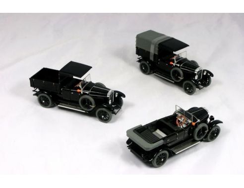 Abrex AB902D3 SKODA LAURIN & KLEMENT COMBI BODY 1927 VAN BLACK 1:43 Modellino