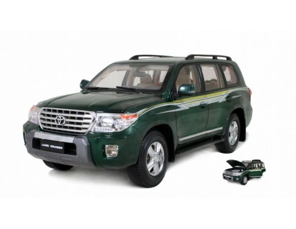 Paudi Model PD2275GE TOYOTA LAND CRUISER 2012 GREEN 1:18 Modellino