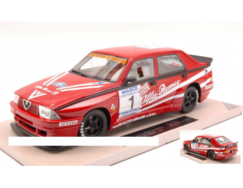 TopMarques TOP04A ALFA ROMEO 75 N.1 WINNER GIRO D'ITALIA 1988 PATRESE-BIASION-SIVIERO 1:18 Modellino