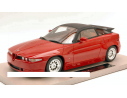 TopMarques TOP01A ALFA ROMEO SZ (SPRINT ZAGATO) ES-30 1989 RED W/ROOF BLACK 1:18 Modellino