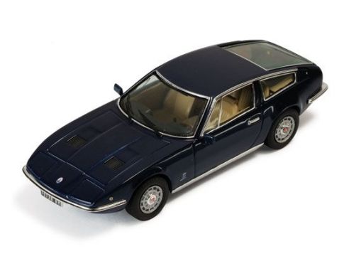Ixo model CLC098 MASERATI INDY 1972 BLUE 1:43 Auto Stradali