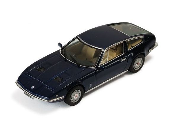 Ixo model CLC098 MASERATI INDY 1972 BLUE 1:43 Auto Stradali