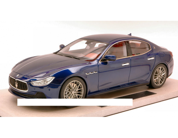 TopMarques TOP08B MASERATI GHIBLI 2013 BLUE EMOTION 1:18 Modellino