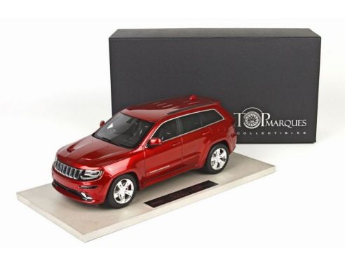 TopMarques TOP16A JEEP GRAN CHEROKEE SRT 2015 METALLIC RED 1:18 Modellino