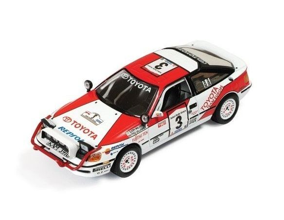 Ixo model RAC107 TOYOTA CELICA 4WD N.3  WINNER SAFARI RALLY 1990 VALDEGAARD-GALLAGHE 1:43 Modellino