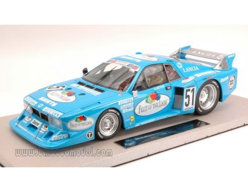 TopMarques TOP22 LANCIA BETA MONTECARLO N.51 2nd DRM ZOLDER 1980 H.HEYER LIM.500 1:18 Modellino