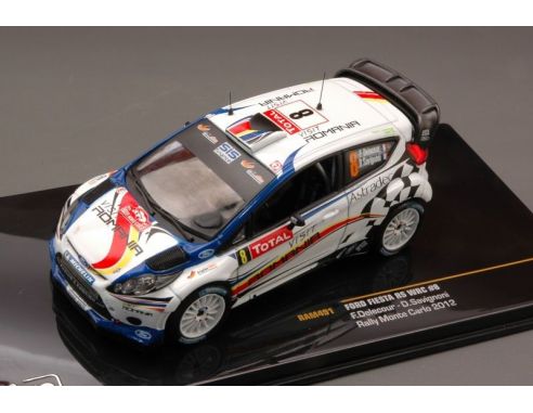 Ixo model RAM491 FORD FIESTA RS WRC N.8 6th MONTE CARLO 2012 DELECOUR-SAVIGNONI 1:43 Modellino