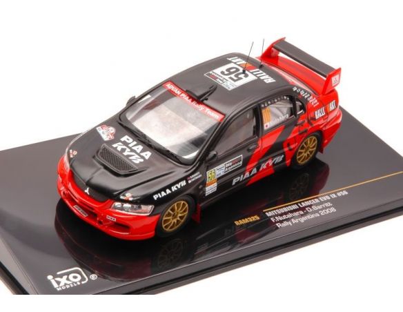 Ixo model RAM325 MITSUBISHI LANCER EVO IX N.56 ARGENTINA 2008 1:43 Modellino
