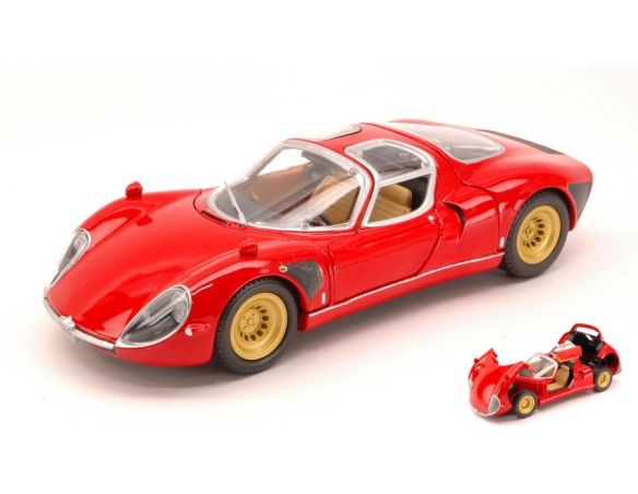 Nostalgie NT018 ALFA ROMEO 33 STRADALE 1967 RED 1:24 Modellino