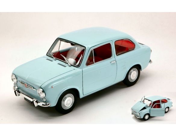 Nostalgie NT024 FIAT 850 SUPER 1964 AZZURRO 1:24 Modellino