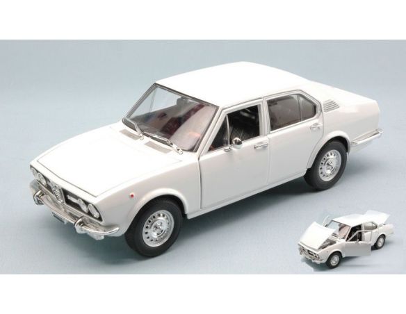 Nostalgie NT028 ALFA ROMEO ALFETTA 1,8 1972 WHITE 1:24 Modellino