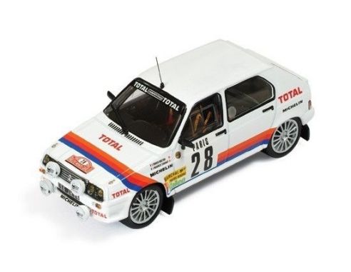 Ixo model RAC129 CITROEN VISA CHRONO N.28 BRETON/CHOMAT RALLY M.CARLO 1983 1:43 Modellino