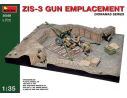 Miniart MIN36058 ZIS-3 GUN EMPLACEMENT KIT 1:35 Modellino