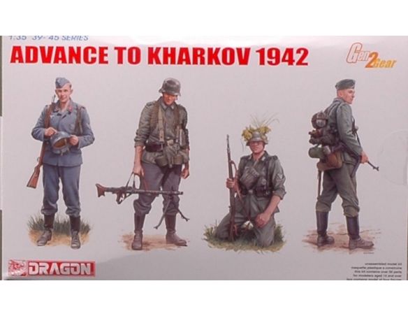 Dragon D6656 ADVANCE TO KHARKOV 1942 KIT 1:35 Modellino