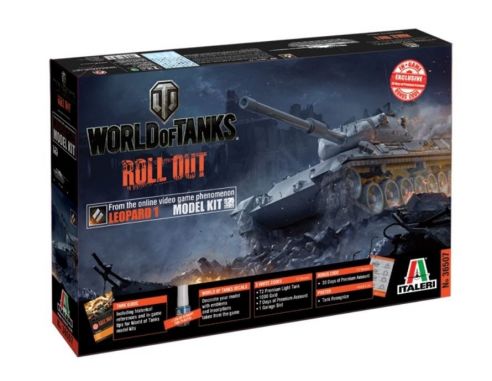 Italeri IT36507 WORLD OF TANKS LEOPARD 1A2 KIT 1:35 Modellino