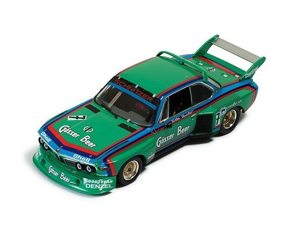 Ixo model GTM096 BMW 3.5 CSL N.7 WINNER 1000 KM NURBURGRING 1979 A.KREBS-D.QUESTER 1:43 Modellino
