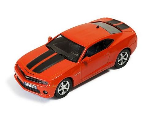Ixo model MOC173 CHEVROLET CAMARO 2012 METALLIC ORANGE WITH BLACK STRIPES 1:43 Modellino
