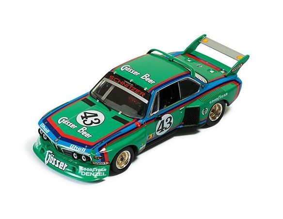 Ixo model LMC150 BMW 3.5 CSL GR.5 N.43 38th LM 1976 D.QUESTER-A.PELTIER-A.KREBS 1:43 Modellino
