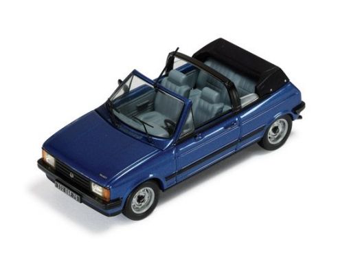 Ixo model CLC175 TALBOT SAMBA CABRIOLET'83 BLUE 1:43 Modellino
