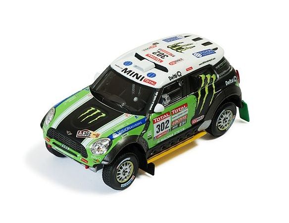 Ixo model RAM572 MINI ALL 4 N.302 WINNER DAKAR 2012 S.PETERHANSEL-J.P.COTTRET 1:43 Modellino
